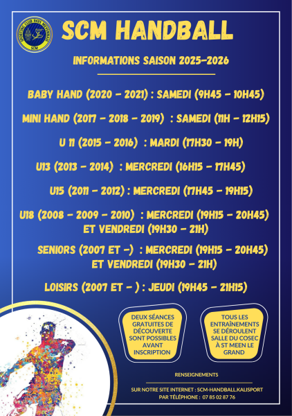 Bonnes vacances à tous et infos saison 2025-2026 !