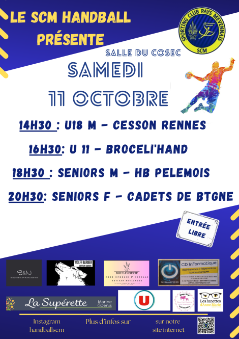 Une belle après-midi handball s'annonce au Cosec !